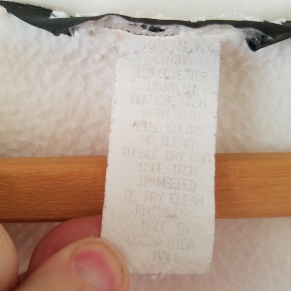 Aqua Sheen White fleece lined jacket - Picture 7 of 9